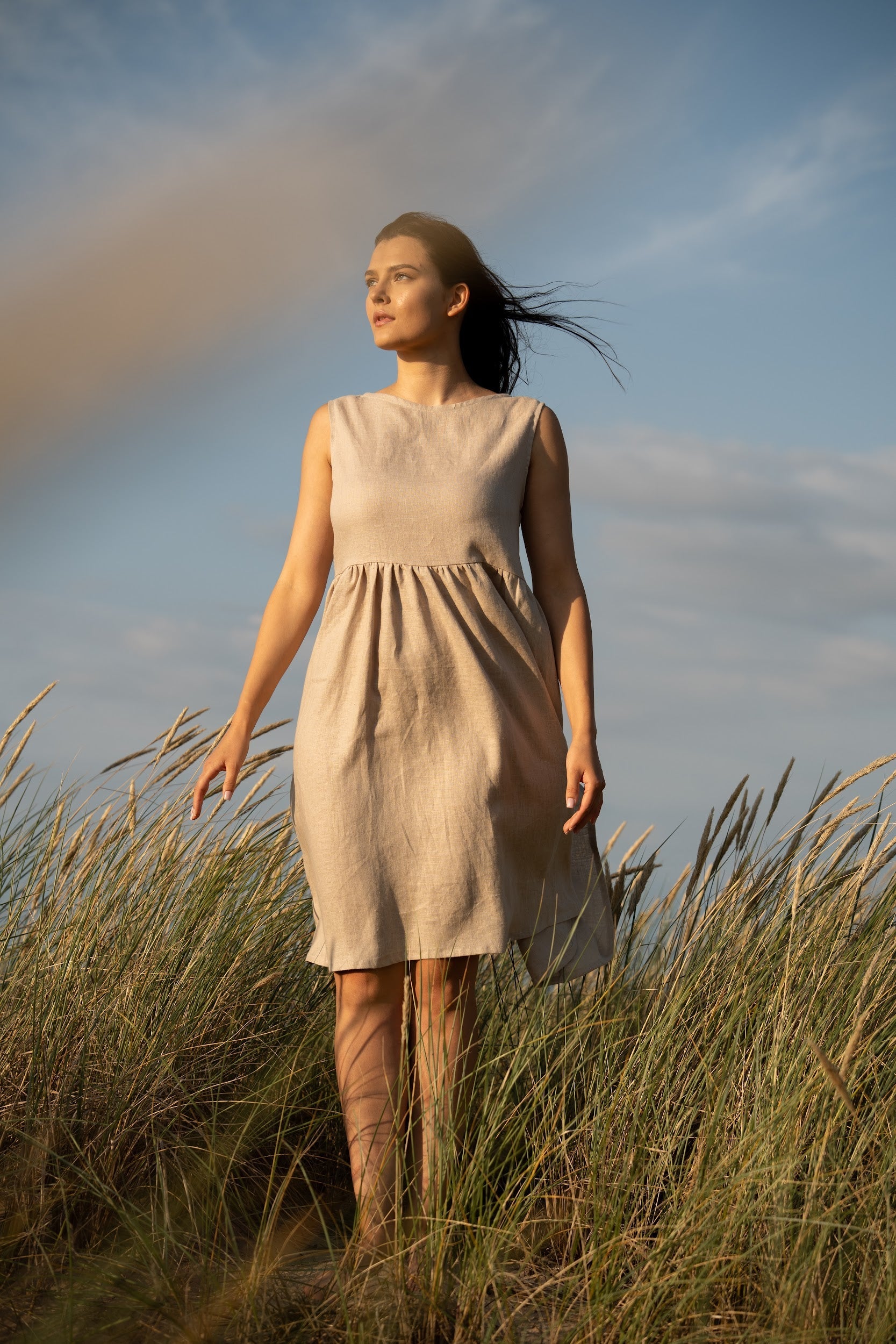 linen dress lithuania Linen Wedding Dress. Handcrafted. Ethically Made. World Wide Shipping