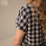 Lina kleita Reina ar kabtām - Oversized linen dress Reina with pockets