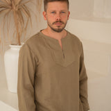 Linen men's shirt