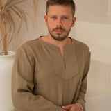 Linen men's shirt