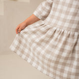 Lina kleita meiteņu - Linen girl toddler dress 