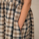 Linen dress Reina with pockets - Lina kleita Reina ar kabatām