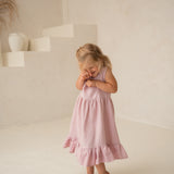 Linas kleita meitenēm - Linen girl toddler dress