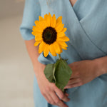 Linen wrap dress ABAVA - sasienama lina kleita ABAVA