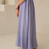 Lina kleita Daugava ar kabatām - Linen dress Daugava with pockets