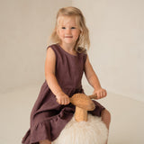 Linas kleita meitenēm - Linen girl toddler dress