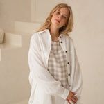 Sieviešu lina krekls - linen womens shirt with buttons