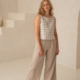 LINEN PANTS with pockets
